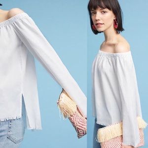 Anthropologie Cloth & Stone Off The Shoulder Top